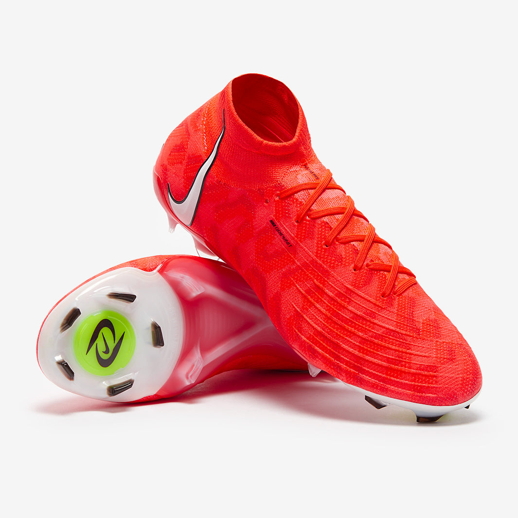 シューズ NIKE W PHANTOM LUNA ELITE FG Nike Phantom Luna Elite FG - Bright Crimson/White - Mens Boots