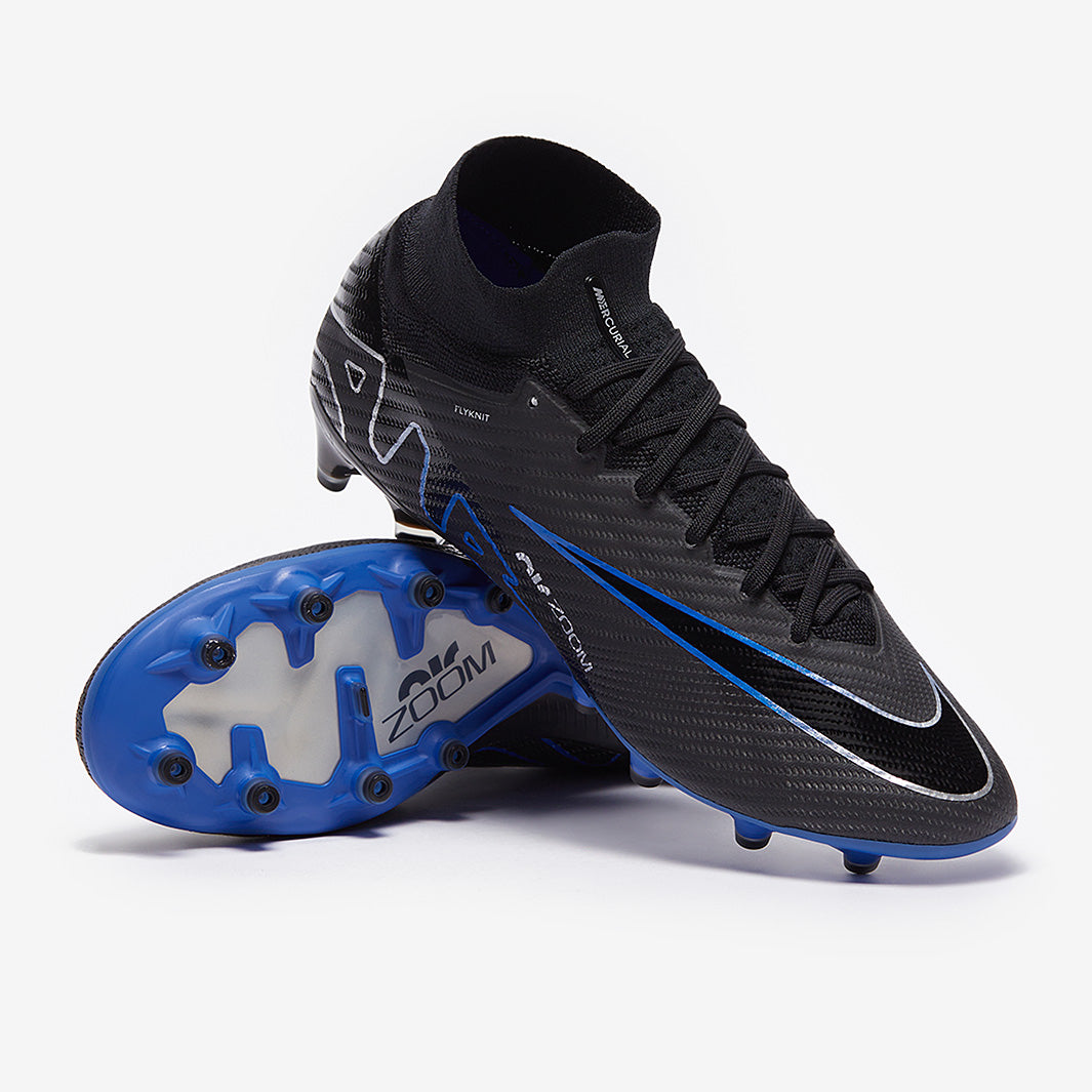 NIKE Mercurial Superfly Ⅸ Elite AG-PRO Nike Air Zoom Mercurial Superfly IX Elite AG Pro - Black/Chrome