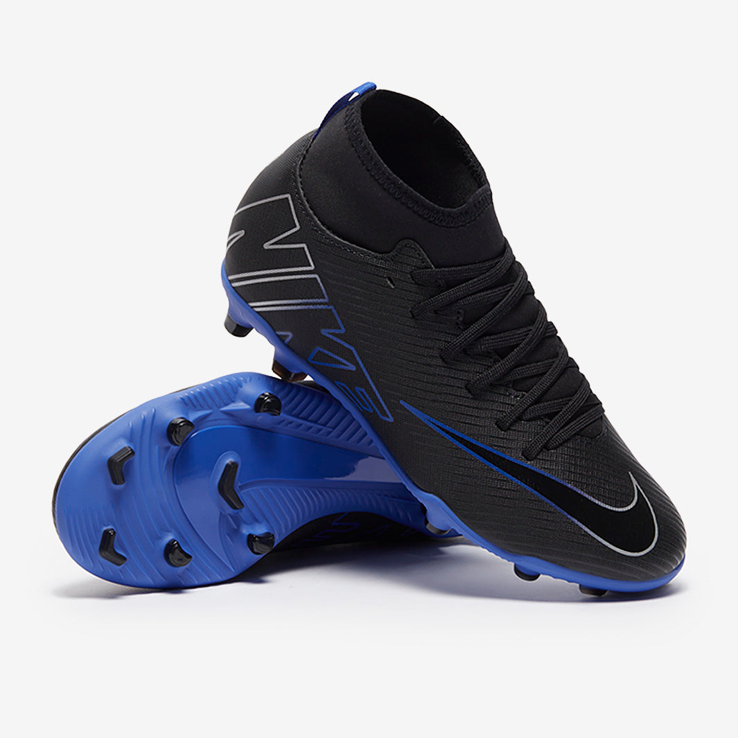 シューズ Nike Mercurial 26.5 Nike Kids Air Zoom Mercurial Superfly IX Club FG/MG - Black/Chrome