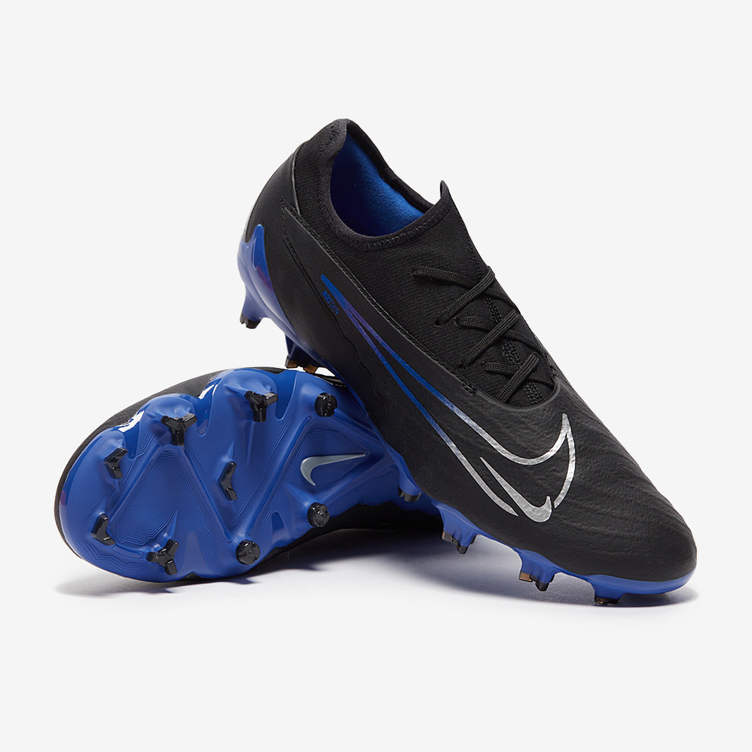 Nike Phantom GX Pro FG - Black/Chrome/Hyper Royal - Mens Cleats