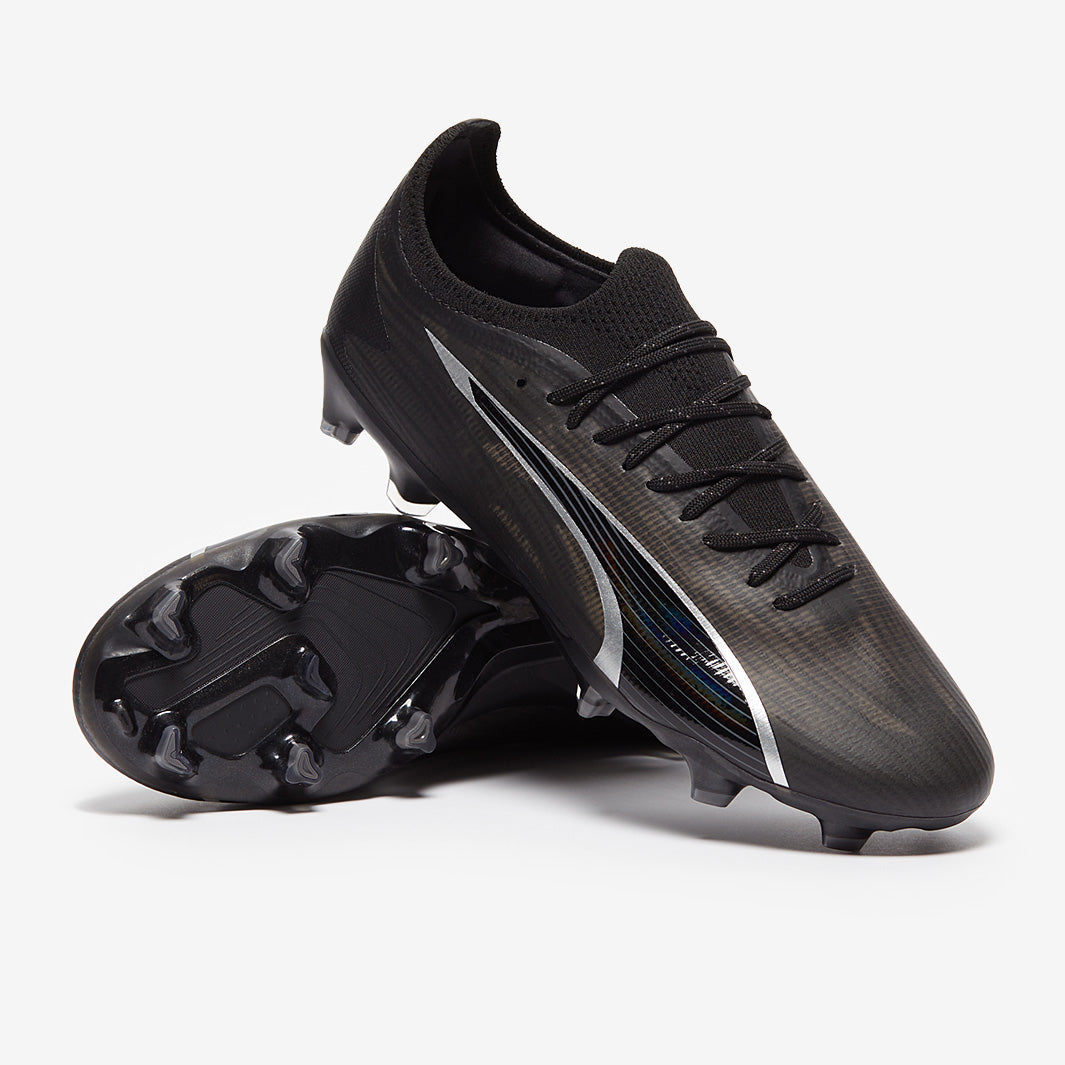 シューズ PUMA ULTRA ULTIMATE FG/AG Puma Ultra Ultimate FG/AG - Puma Black/Asphalt - Mens Cleats