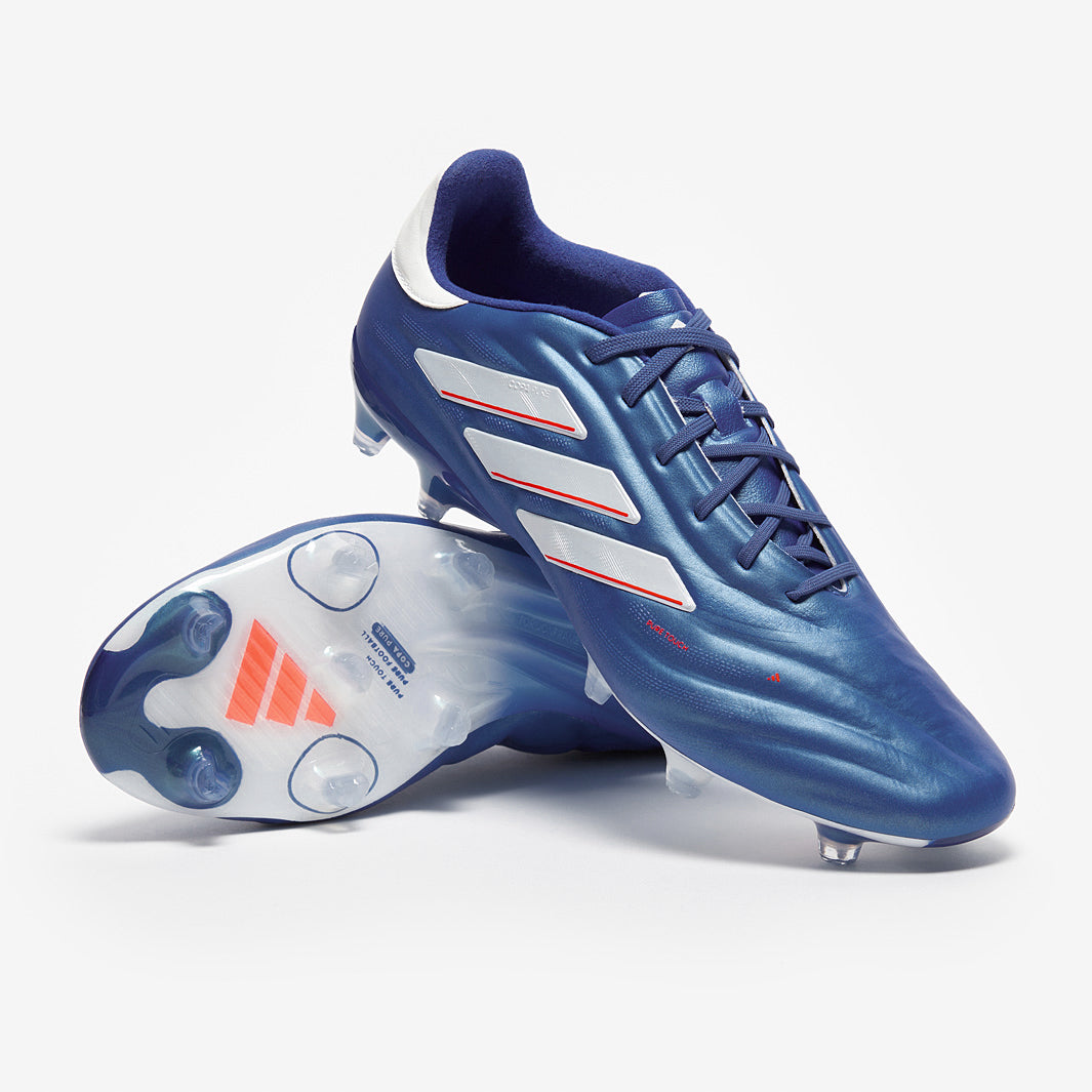 adidas Copa Pure 2.1 FG - Lucid Blue/White/Solar Red - Mens Boots