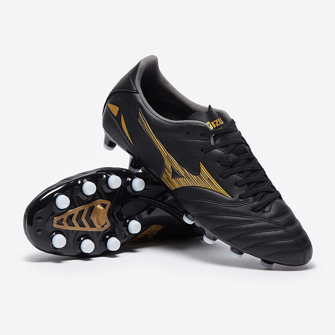 Mizuno スパイクシューズ ブラック/ゴールド Mizuno Morelia Neo IV Pro FG - Black/Gold - Mens Cleats