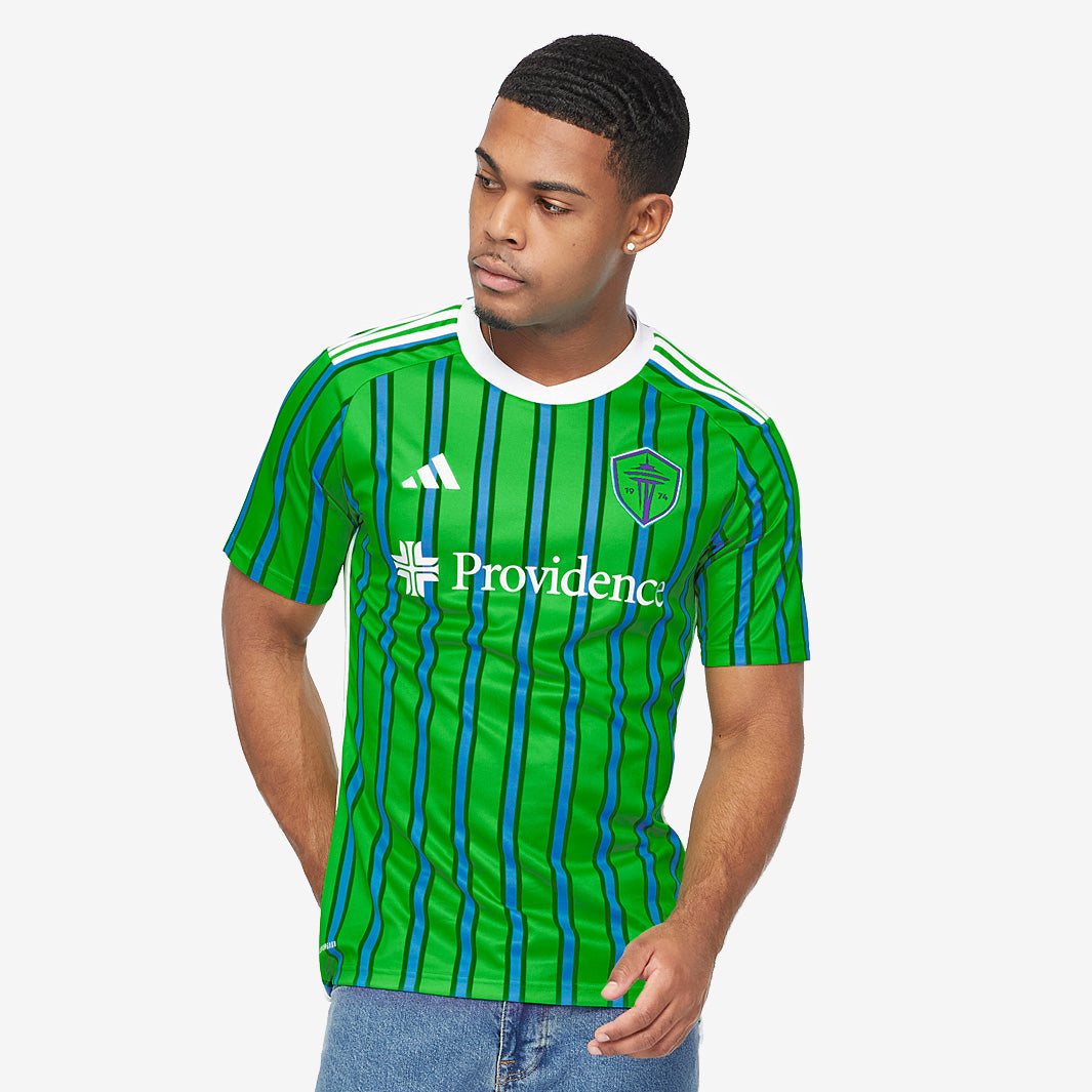 adidas Seattle Sounders 2024 Home Jersey - Semi Solar Lime/Semi