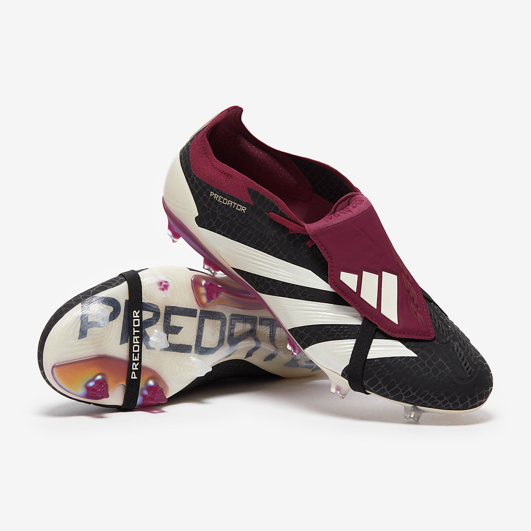 adidas Predator 30 Elite Tongue FG - Core Black/Off White - Adult
