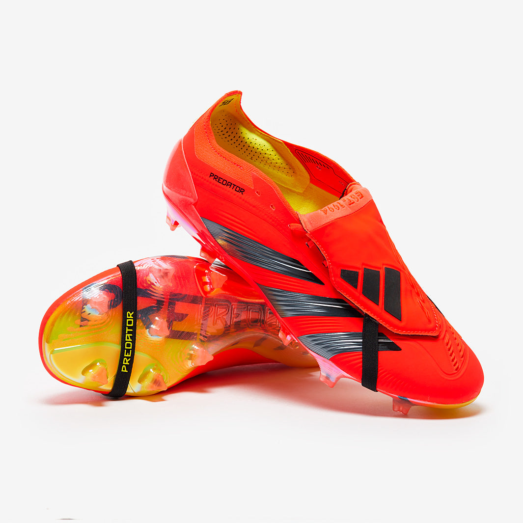 adidas Predator Elite Tongue FG - Solar Red/Core Black/Team Solar