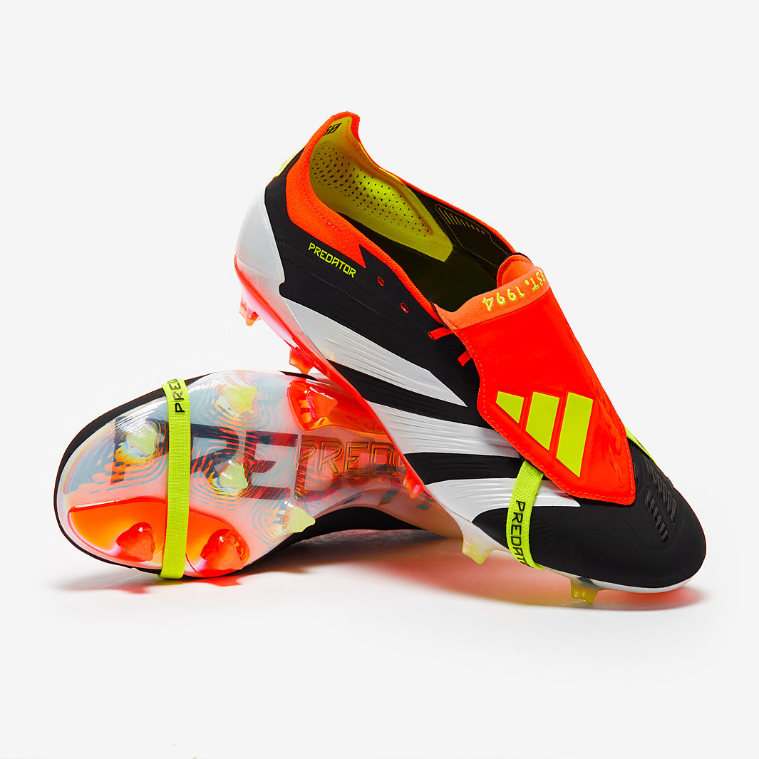 adidas Predator Elite Tongue Firm Ground - Core Black/White/Solar