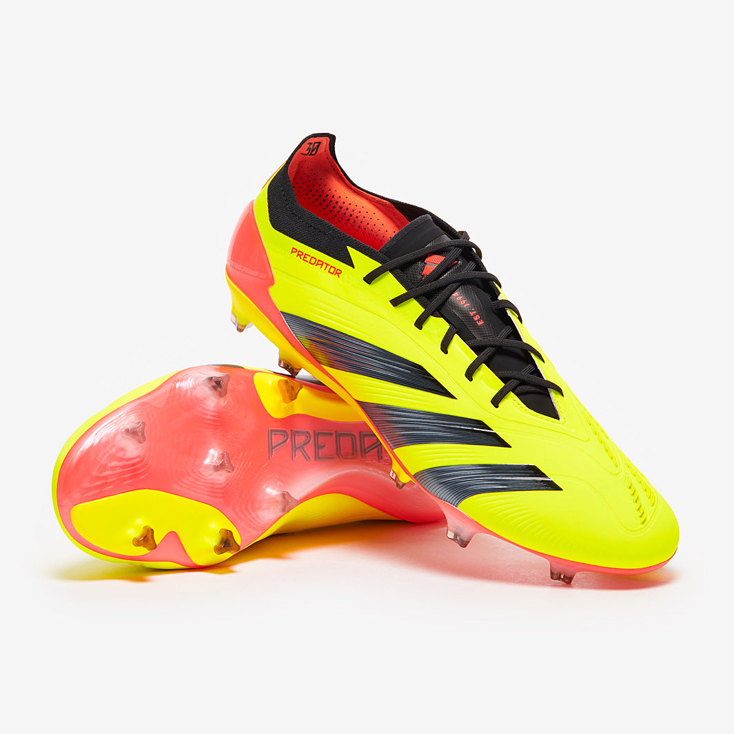 adidas Predator Elite Laced Firm Ground - Team Solar Yellow/Core
