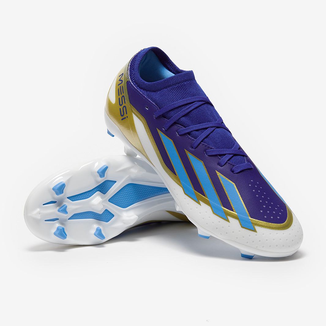 adidas X Crazyfast Messi League Firm Ground - Lucid Blue/Blue
