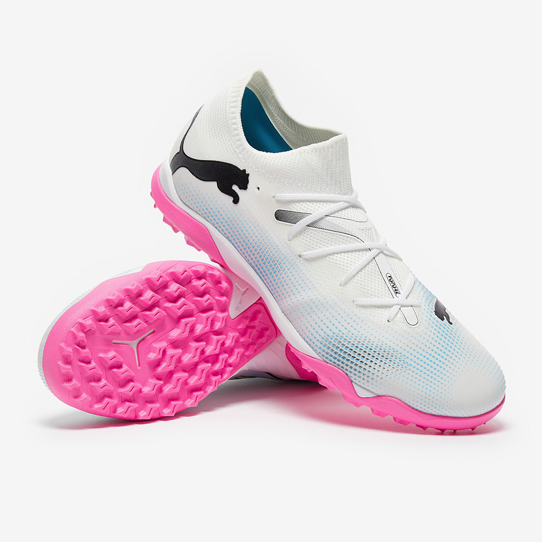 Puma Future 7 Match Turf - Puma White/Puma Black/Poison Pink