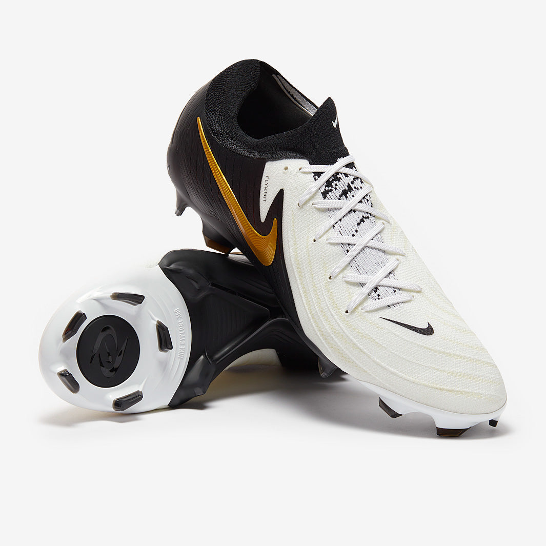 Nike Phantom GX II Pro Firm Ground - White/Black/Metallic Gold