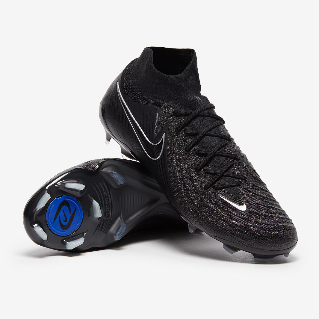 Nike Phantom Luna II Elite Firm Ground - Black/Black - Adult Boots