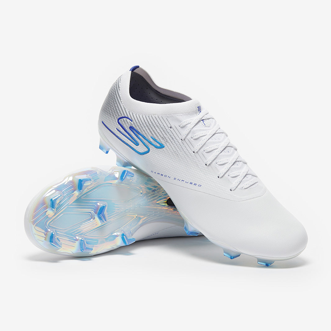 Skechers スケッチャーズ Razor FG サッカーシューズ 25 Skechers Razor FG - White/Blue - Adult Boots