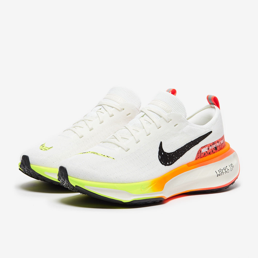 Nike Invincible Run Flyknit 3 - White/Black/Bright Crimson/Sail