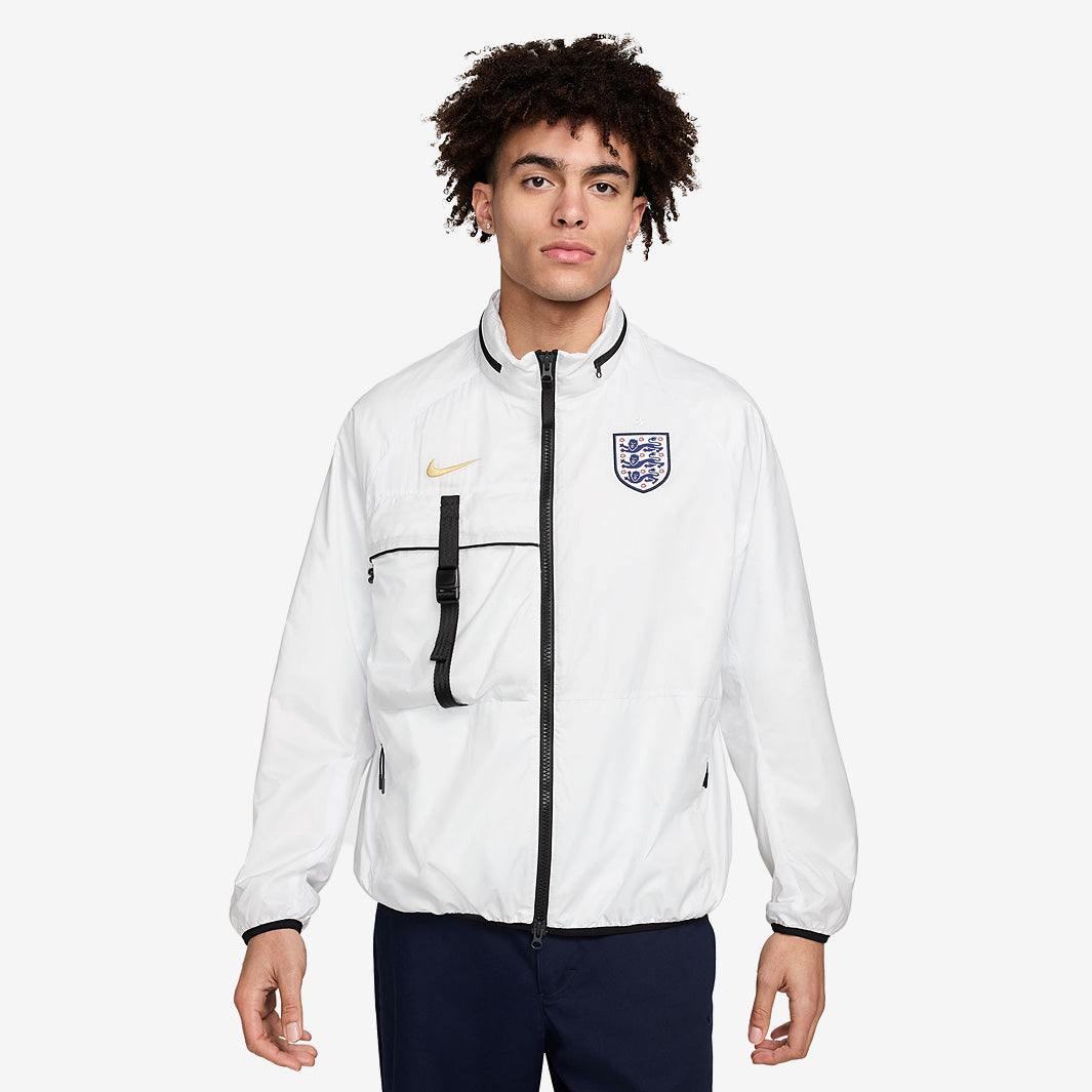 イングランド代表  Nike Anthem Jacket EURO2024 Nike England 2024 Anthem Jacket - Summit White/Summit White/Black