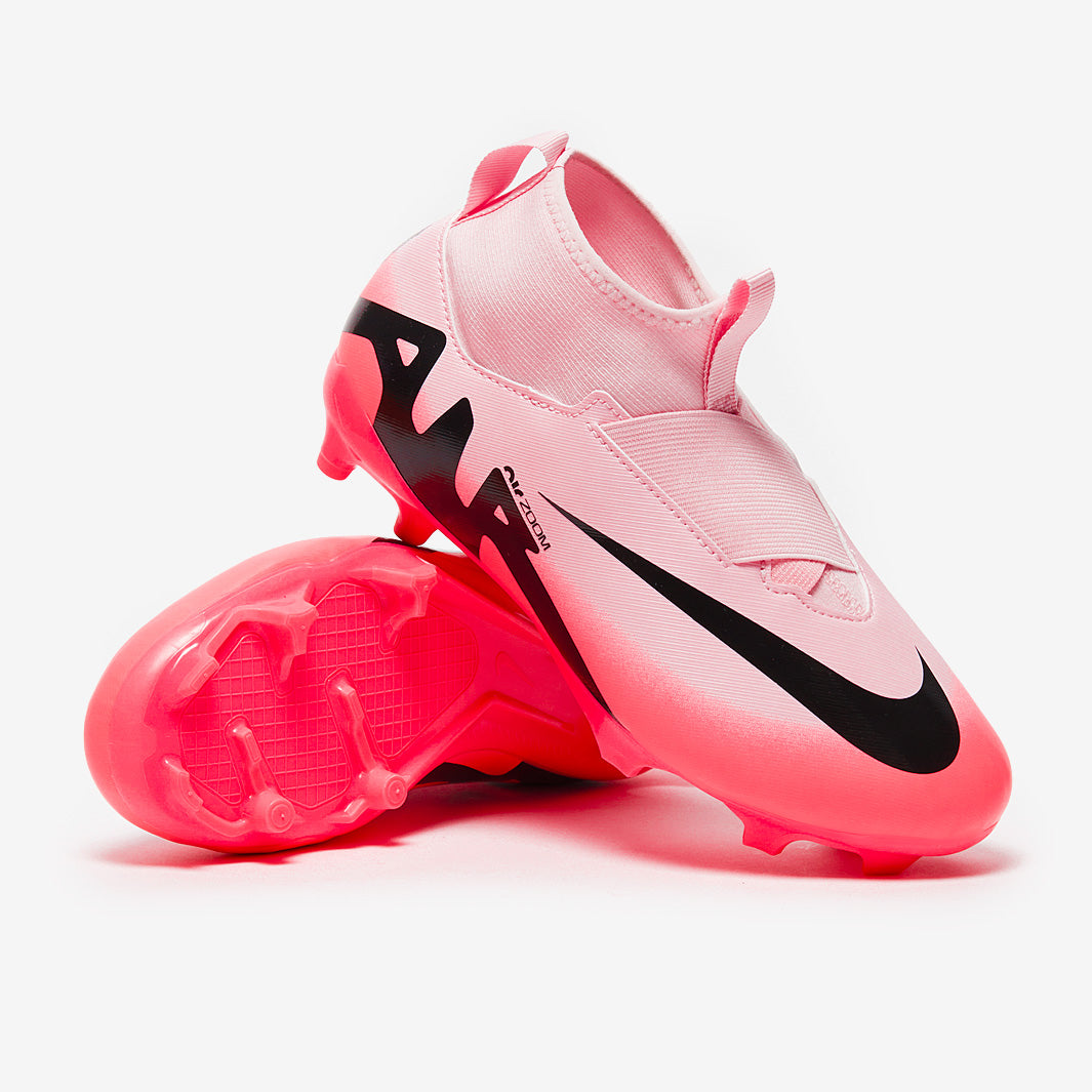 Nike Air Zoom サッカーシューズ ピンク Nike Kids Air Zoom Mercurial Superfly IX Academy Firm Ground/Mixed