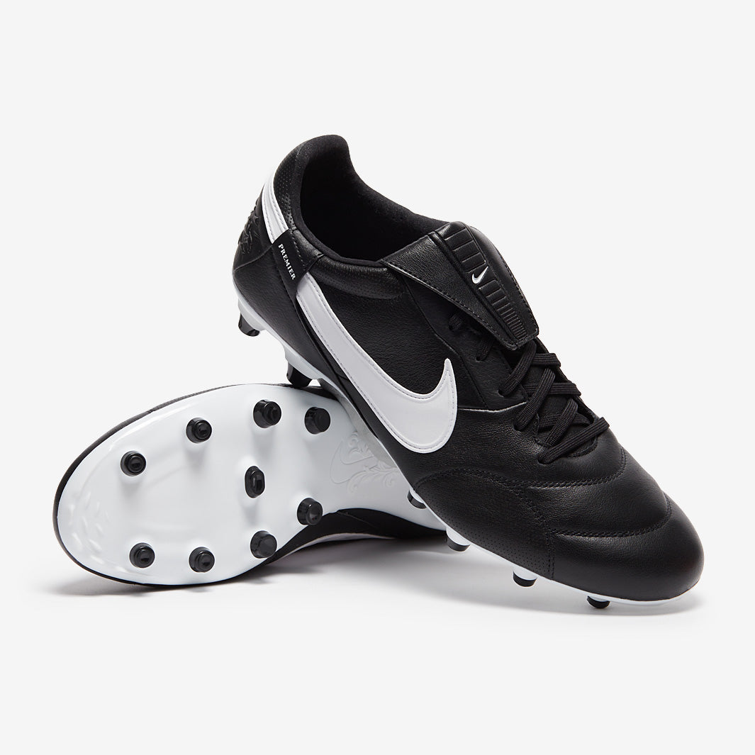 Nike The Premier III Firm Ground - Black/White - Adult Boots
