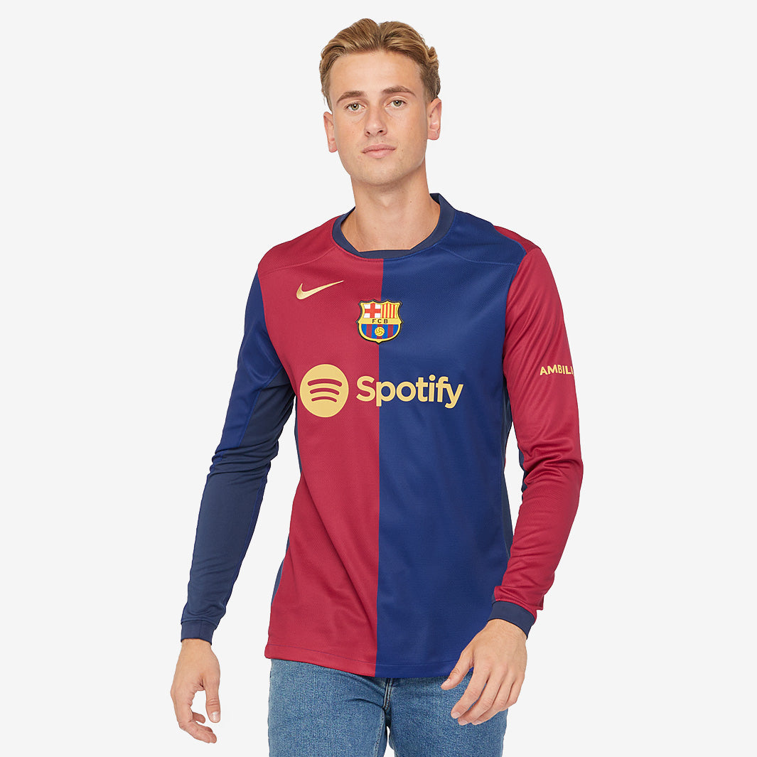 Nike FC Barcelona 24/25 Dri-FIT Stadium LS Home Jersey - Deep