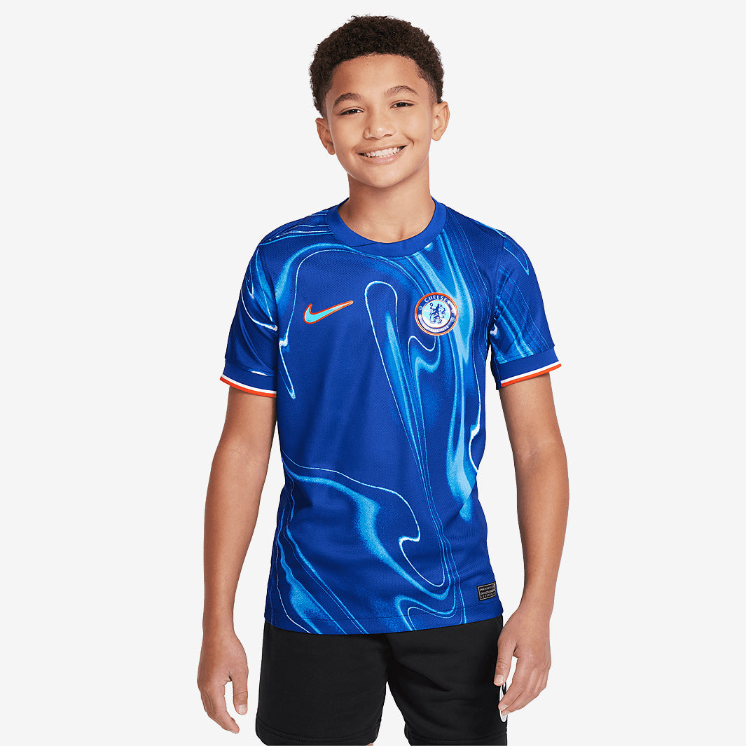 Nike Chelsea 24/25 Kids Dri-FIT Stadium SS Home Shirt - Rush Blue