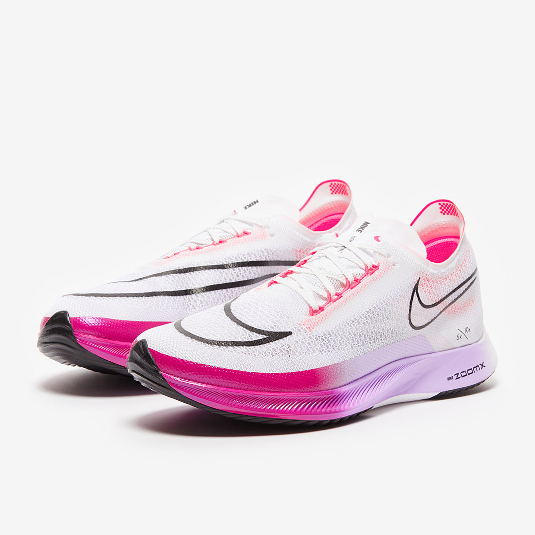 スパイク・シューズ NIKE ZOOMX STREAKFLY Nike Streakfly - White/Black/Vivid Grape/Purple Agate - Mens Shoes