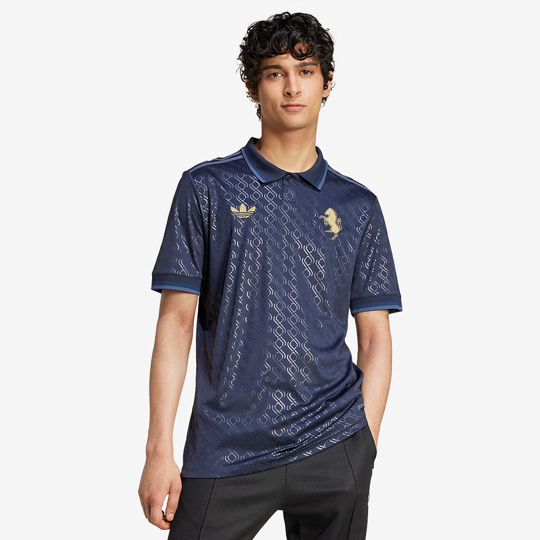 adidas Juventus シャツ ネイビー　ユニフォーム　2XL adidas Originals Juventus Third Shirt - Legend Ink - Mens Replica