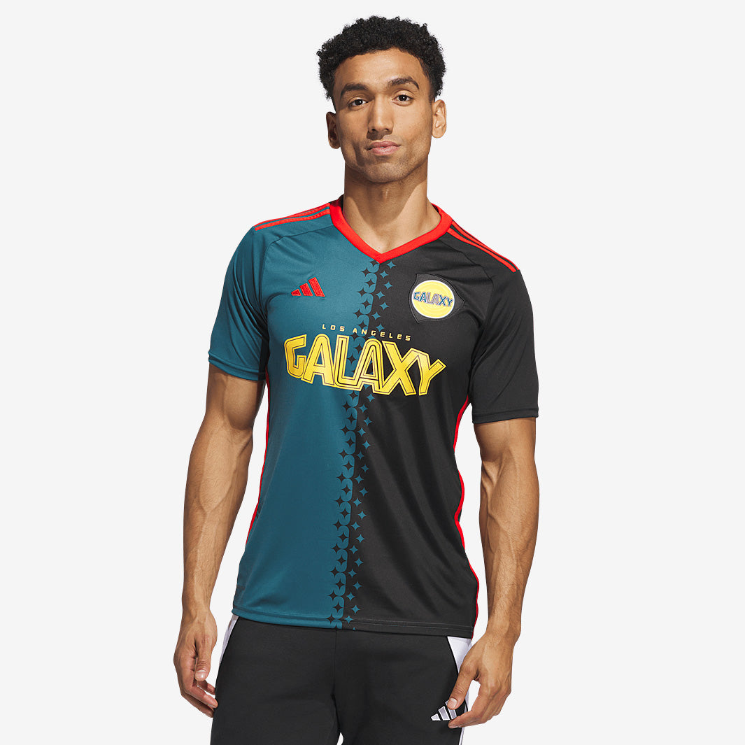 adidas LA Galaxy 2024 Third Shirt - Black/Viridian - Mens Replica