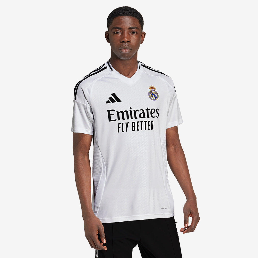 adidas Real Madrid 24/25 Home Shirt - White - Mens Replica