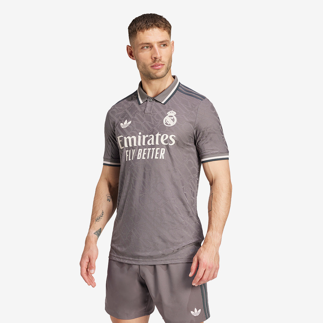 adidas Originals Real Madrid Authentic Third Shirt - Charcoal