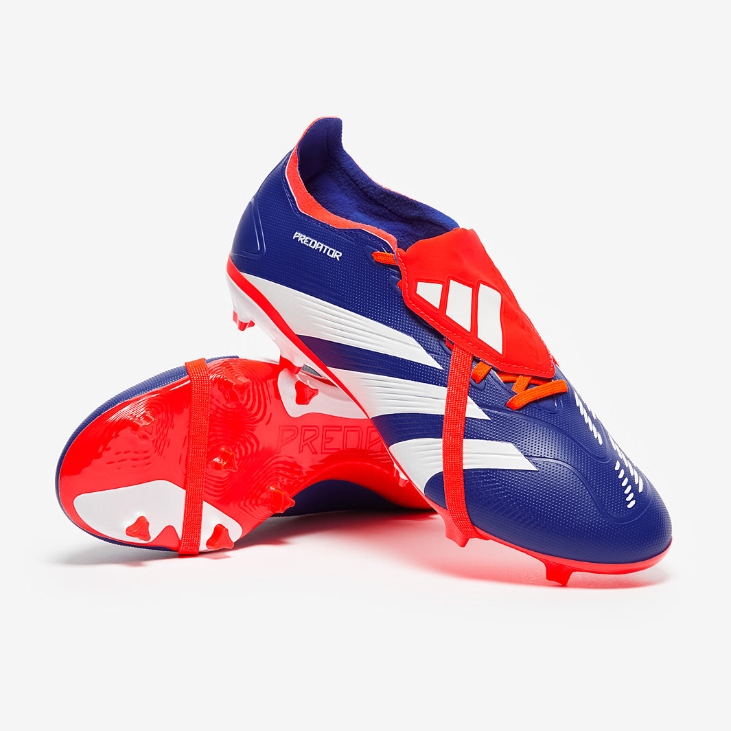 Adidas Predator サッカーシューズ 青赤 adidas Predator Elite Firm Ground Boots Kids