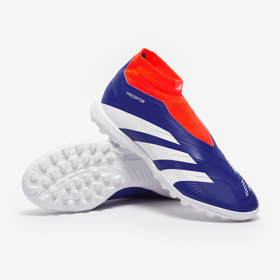 adidas Predator League Laceless Turf - Lucid Blue/Ftwr White/Solar