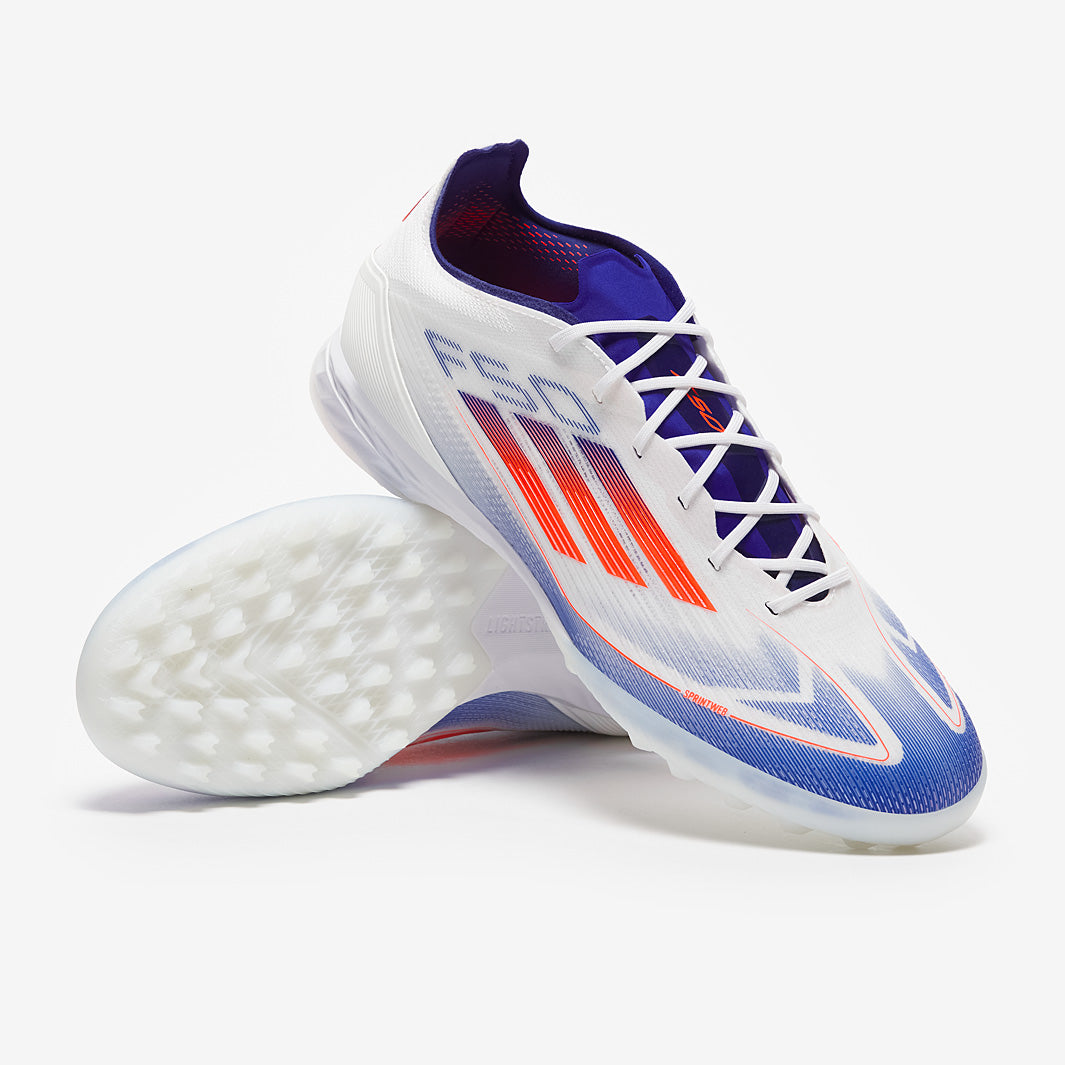 シューズ adidas F50 PRO TF adidas F50 Pro Turf - Ftwr White/Solar Red/Lucid Blue - Adult Boots