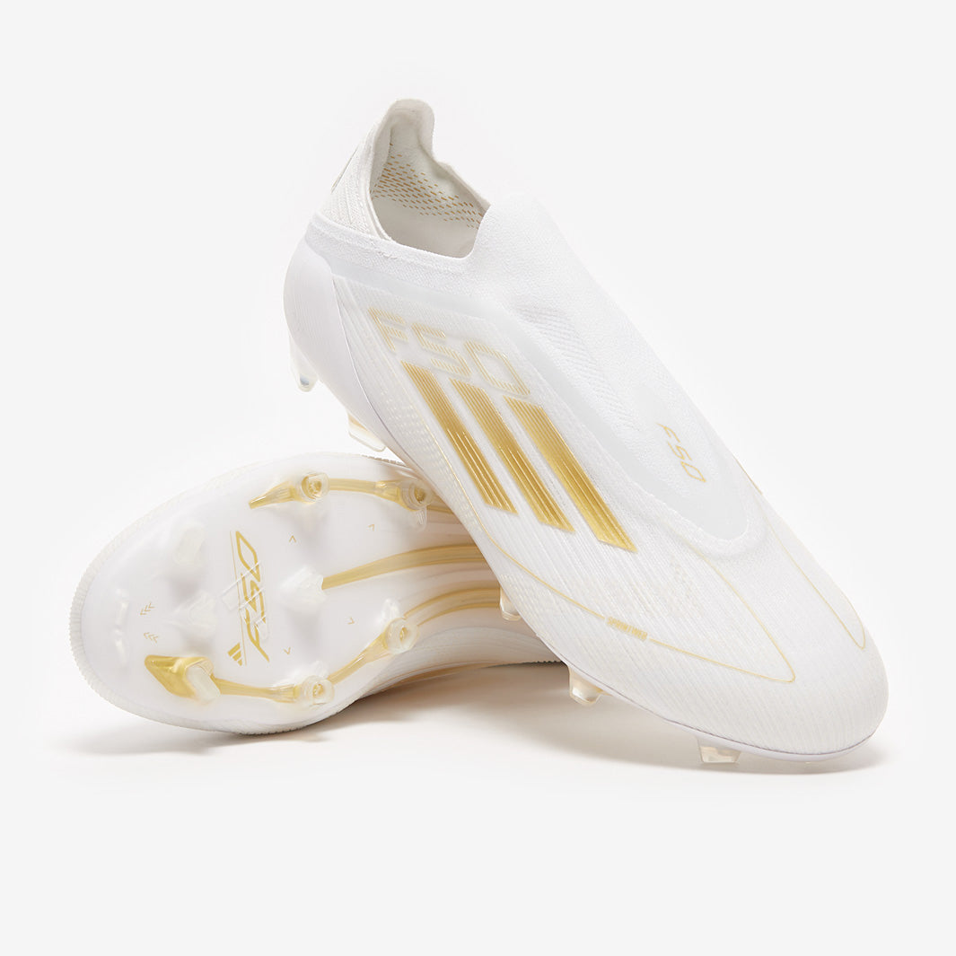 adidas f50 elite FG ホワイトゴールド紐なし27cm 希少 adidas F50 Elite Laceless Firm Ground - Ftwr White/Gold Met/Ftwr