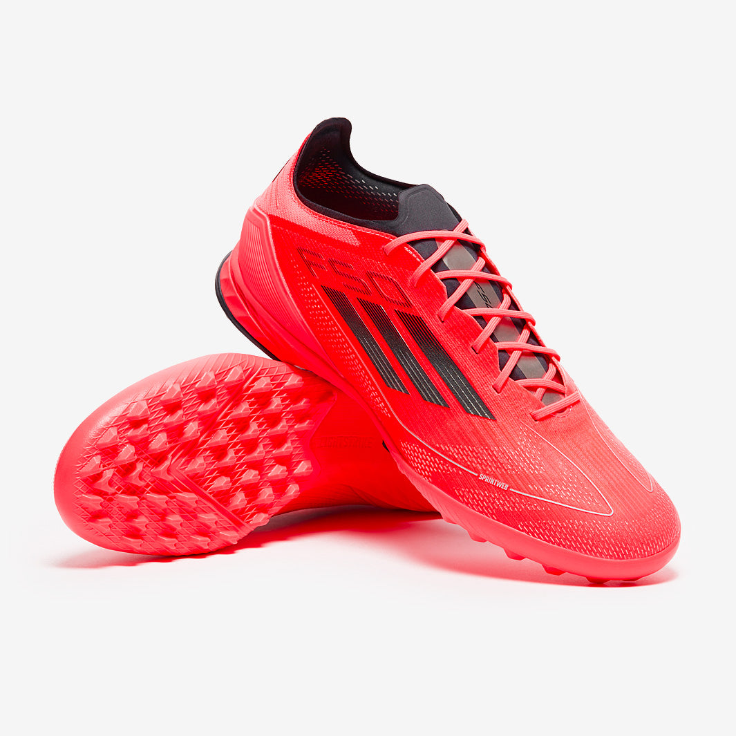 シューズ F50 PRO TF adidas F50 Pro Turf - Turbo/Aurora Black/Platin Met - Adult Boots