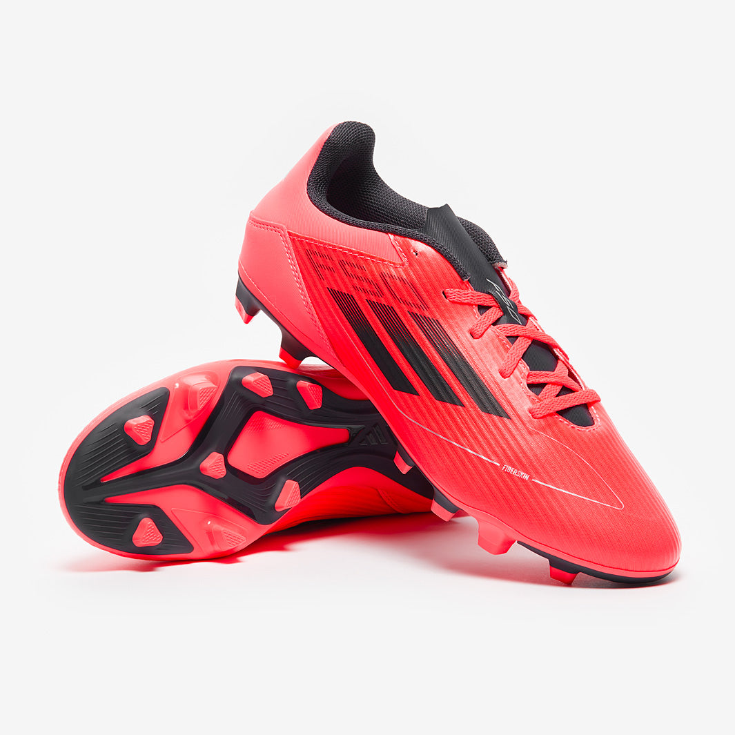 adidas F50 Club Firm Ground - Turbo/Aurora Black/Platin Met