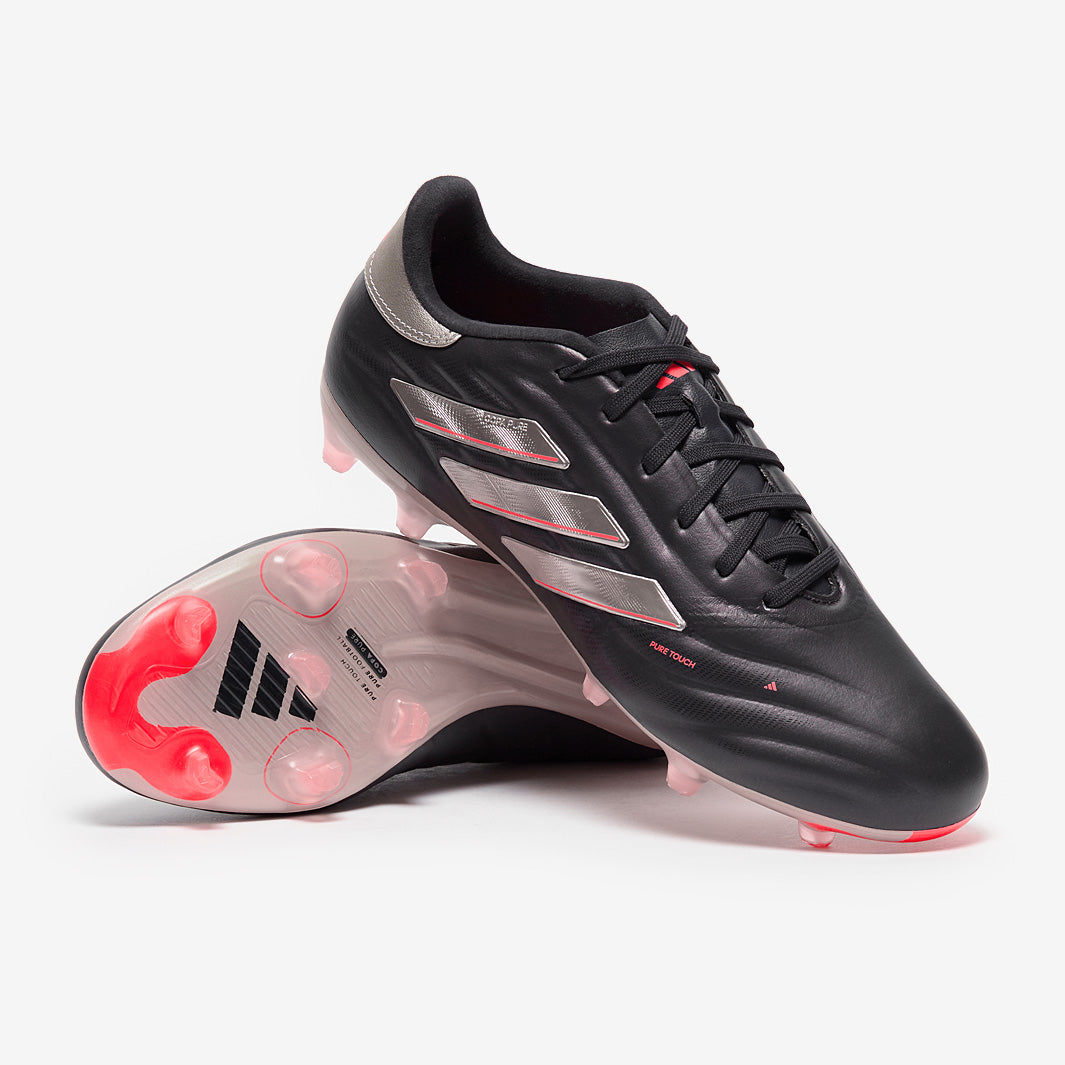 adidas Copa Pure 2 Pro Leather Firm Ground - Aurora Black/Platin