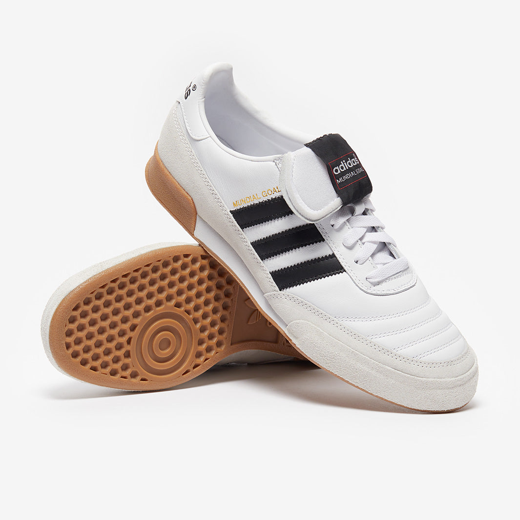adidas MUNDIAL GOAL ホワイト adidas Mundial Goal - White/Black - Adult Cleats