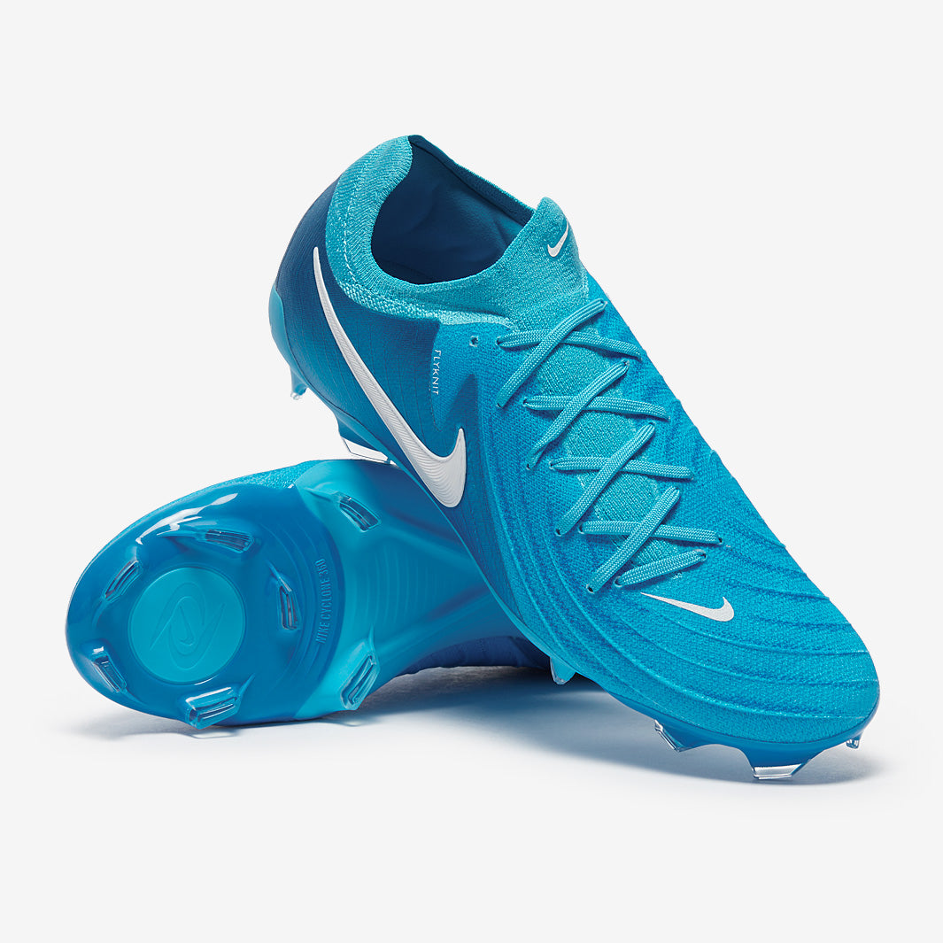 Nike Phantom GX II Pro Firm Ground - Blue Fury/White - Adult Boots