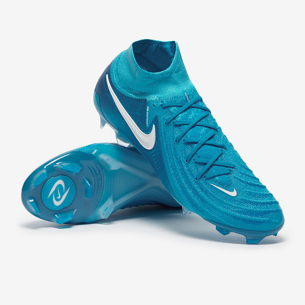 Nike Phantom Luna II Elite Firm Ground - Blue Fury/White - Adult Boots