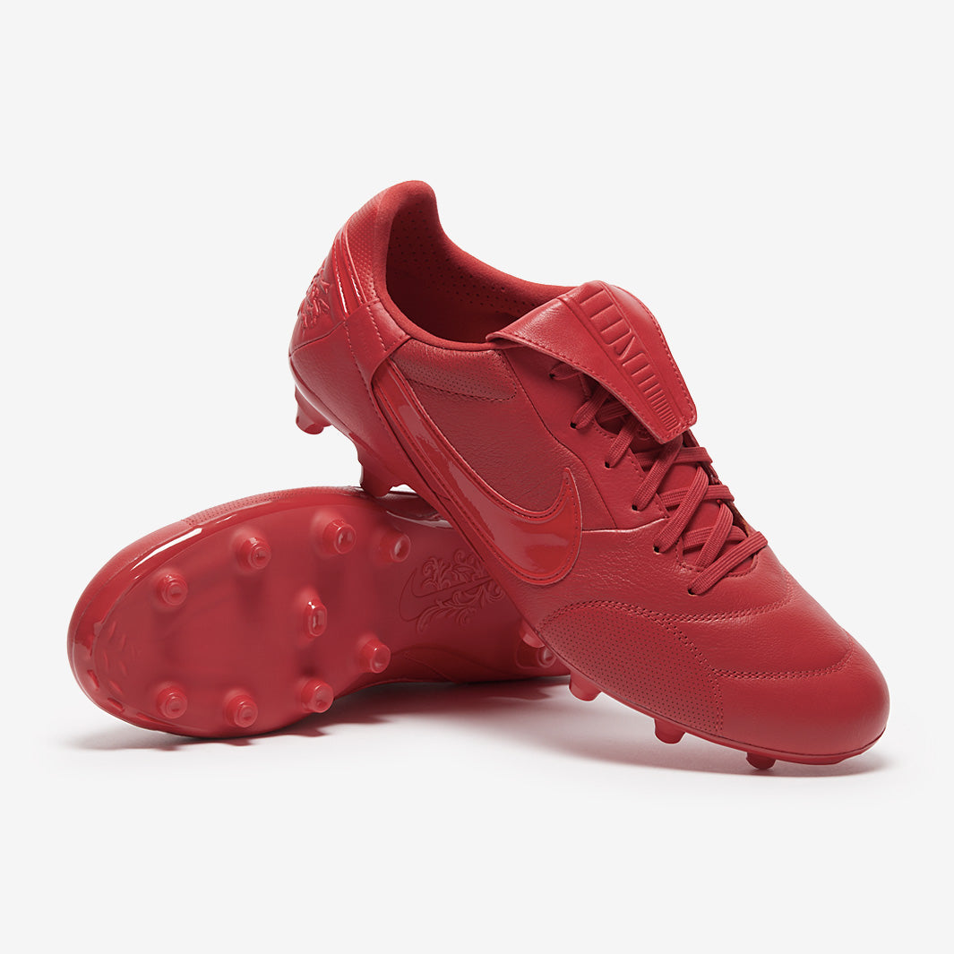 Nike プレミアIII Nike The Premier III Firm Ground - Fire Red/White - Adult Boots