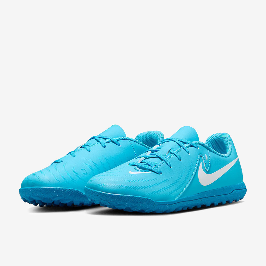 Nike Kids Phantom GX II Club Turf - Blue Fury/White - Junior Cleats