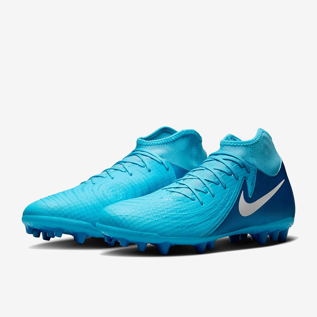 Nike Phantom Luna II Academy AG - Blue Fury/White - Adult Cleats
