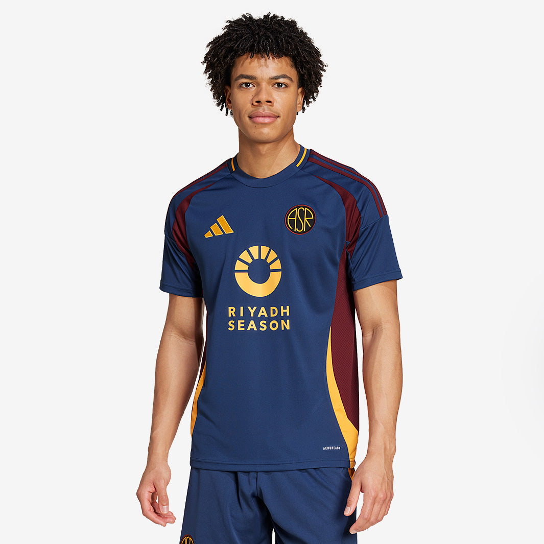 adidas AS Roma 24/25 Third Jersey - Tech Indigo - Mens Replica