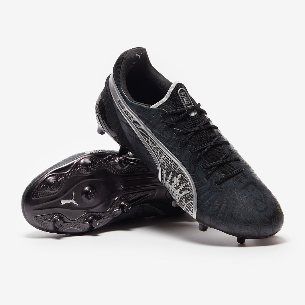 Puma King Ultimate FG/AG x Tattoo - Black/Chrome - Adult Boots
