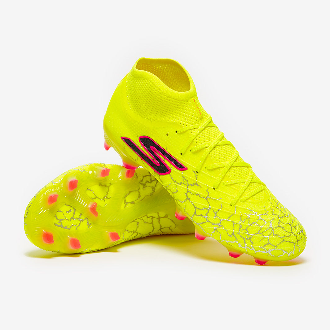 Skechers SKX 01 High Elite Firm Ground - Yellow/Black - Adult Boots