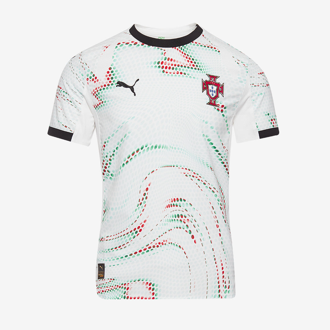 Puma Portugal 2025 Authentic Away Shirt - Puma White/Puma Black