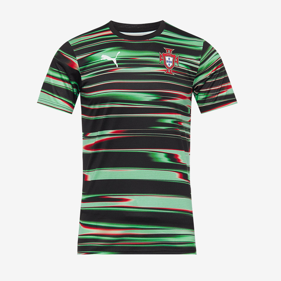 Puma Portugal 2025 SS Pre-Match Shirt - Puma Black/Puma White