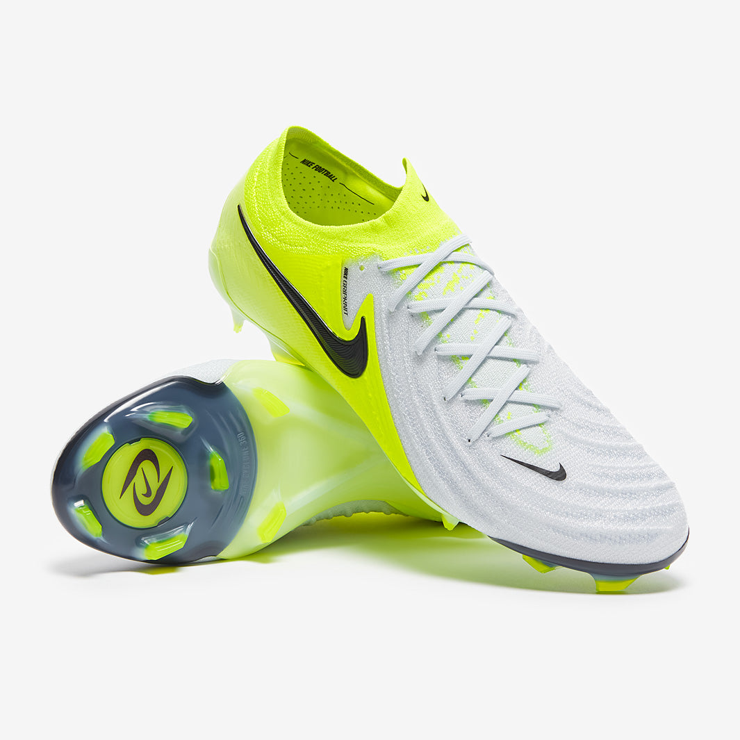 Nike Phantom GX II Elite Firm Ground - Metallic Silver/Black/Volt