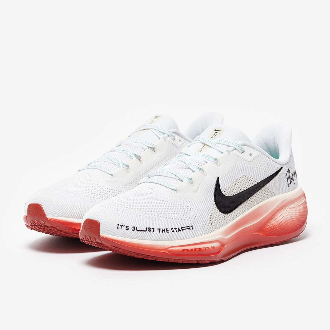 Nike Air Zoom Pegasus 41 - White/Black-Pale Ivory-Dragon Red