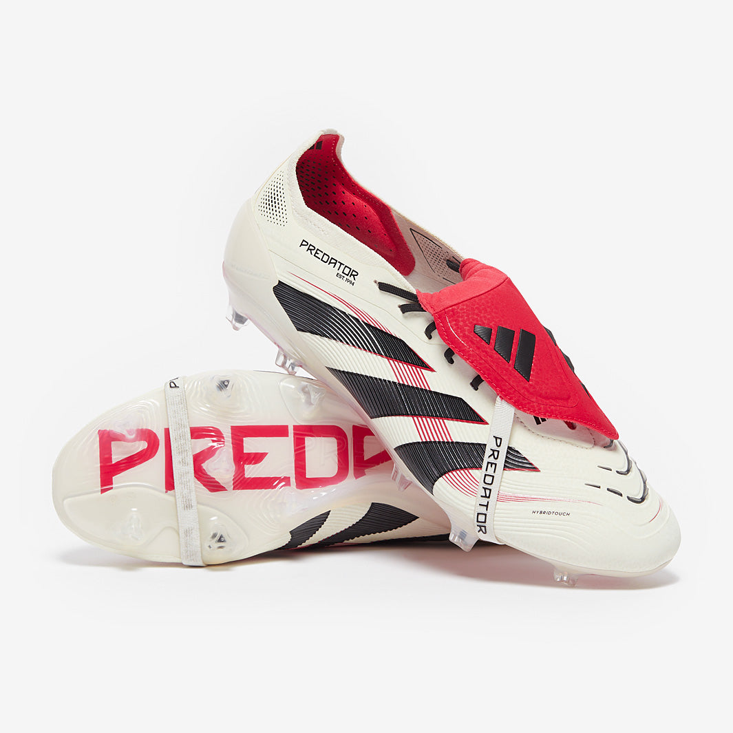 adidas Predator Elite Tongue Firm Ground - Off White/Core Black