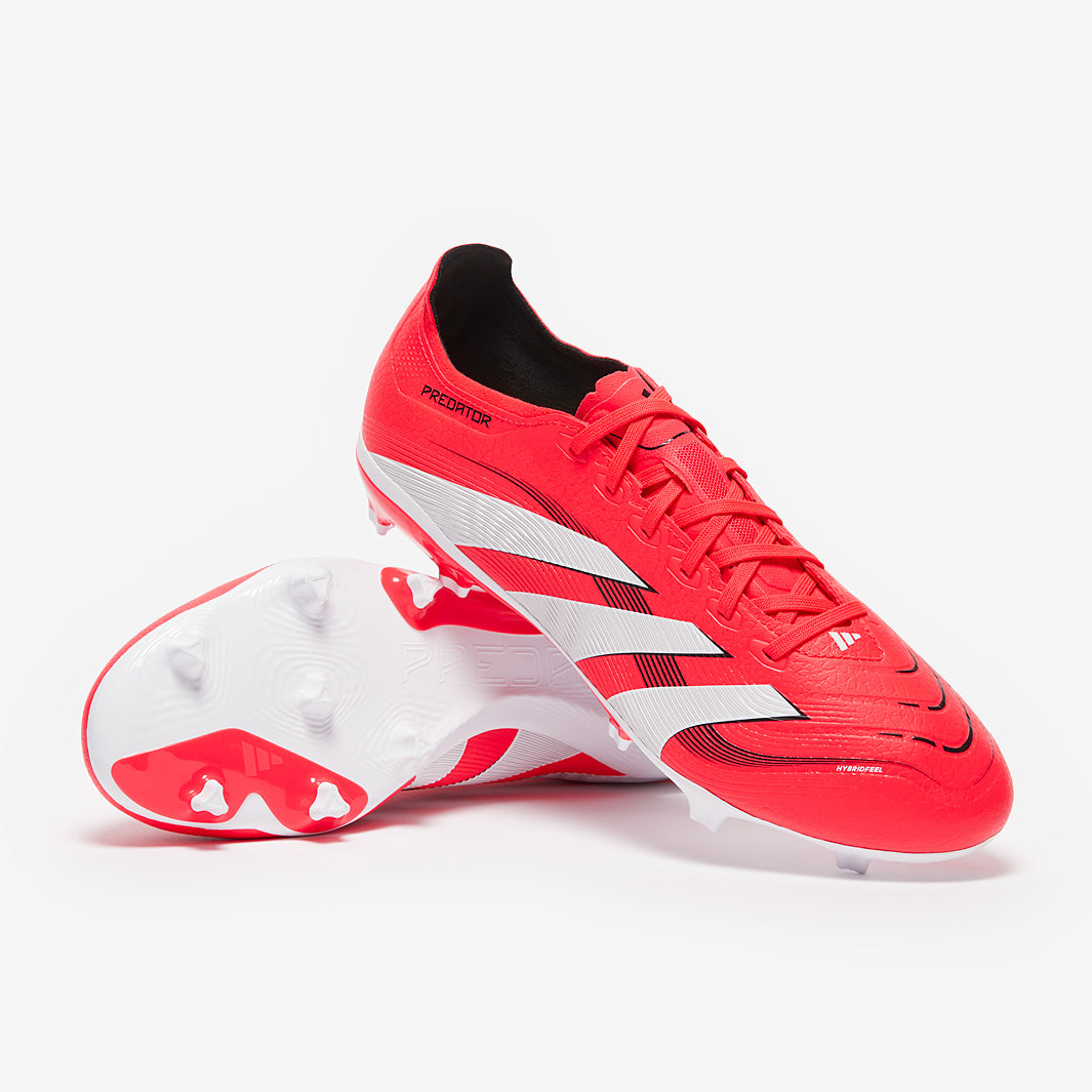 adidas Predator League Firm Ground/Mixed Ground - Lucid Red/White